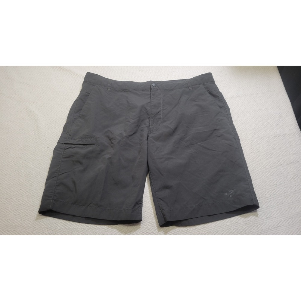 The North Face Paramount Trail Shorts Mens 38 Gray Nylon Cargo Hiking Belted